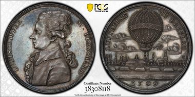 1789 Medal Kaiser-11.1 Ag MS62