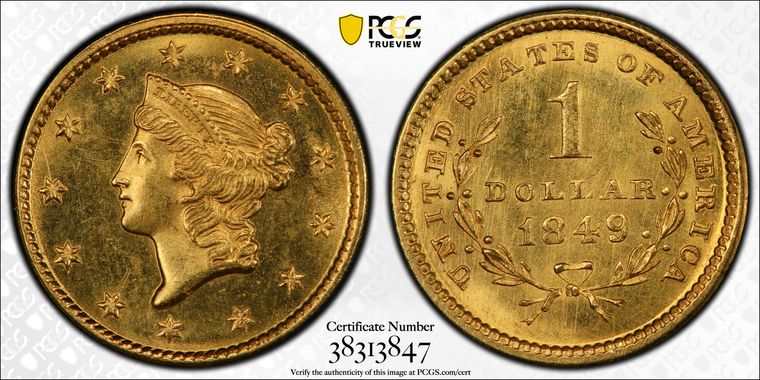 Cert 38313847 - Coin Image