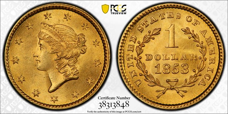 Cert 38313848 - Coin Image