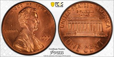 1999 1C Wide AM FS-901 MS67RD