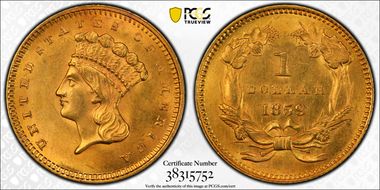 1859 G$1 MS63