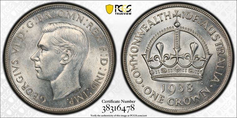 Cert 38316478 - Coin Image