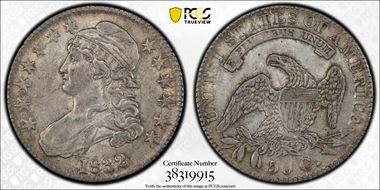1832 50C Small Letters XF45