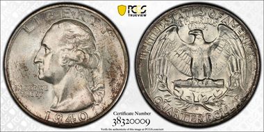 1940-S 25C MS67