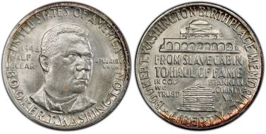 1948-S 50C Booker T. Washington MS66