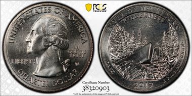 2019-W 25C Frank Church River of No Return NP First Week of Discovery MS64+