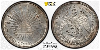 1903-Cn FV Peso KM-409 MS63