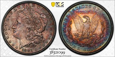 1881 $1 MS64