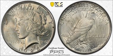1925 $1 MS65