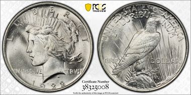 1922 $1 MS64+