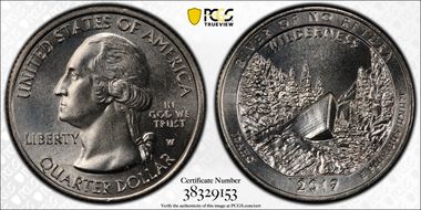 2019-W 25C Frank Church River of No Return NP First Week of Discovery Emily S. Damstra Signature MS66