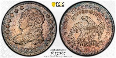 1827/7 10C JR-1 AU50