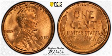 1930 1C MS66RD