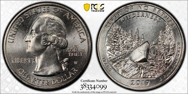 2019-W 25C Frank Church River of No Return NP Early Circulation 1 of 2 MS65