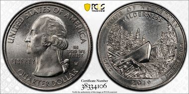 2019-W 25C Frank Church River of No Return NP PCGS First Discovery 1 of 4 MS65