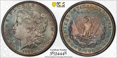 1890 $1 MS64