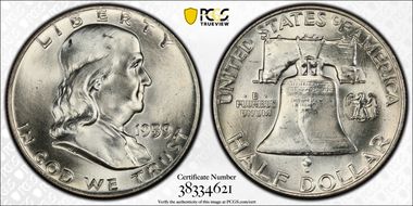 1959 50C MS65FBL