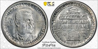 1948-S 50C Booker T. Washington MS66