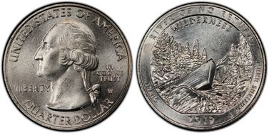 2019-W 25C Frank Church River of No Return NP PCGS First Discovery 1 of 4 MS65