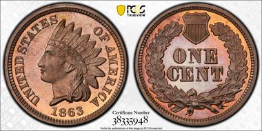 1863 1C PR65