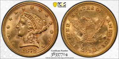 1878 $2.50 MS64