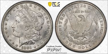 1881-CC $1 MS63