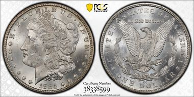 1884-CC $1 MS63
