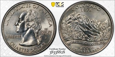 2006-D 25C Colorado MS66