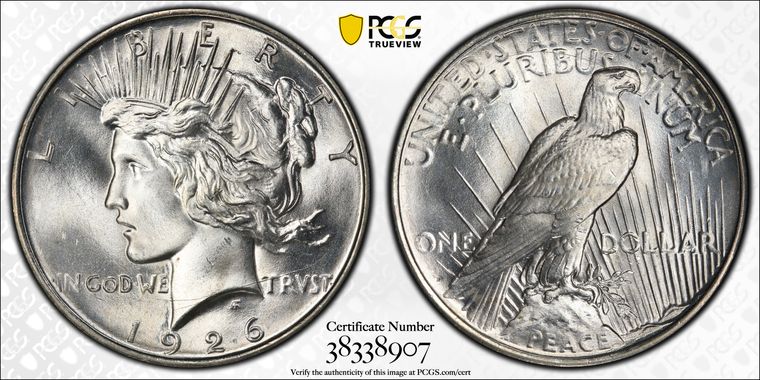 Cert 38338907 - Coin Image