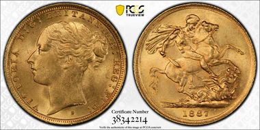 1887-S Sov S-3858E St. George MS63