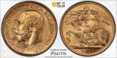 1911-P Sov S-4001 MS62