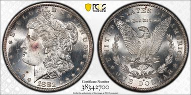 1881-S $1 MS64
