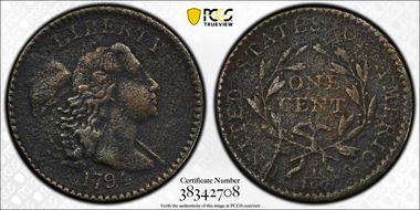 1794 1C Head of 1794 N1BN
