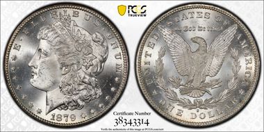 1879-S $1 MS64