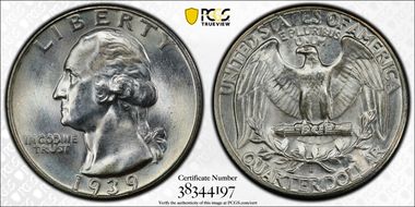 1939-D 25C MS67