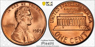 1985 1C MS68+ RD
