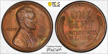 1946-S 1C MS65BN
