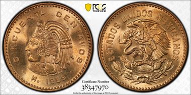 1959-Mo 50C KM-450 MS65RD