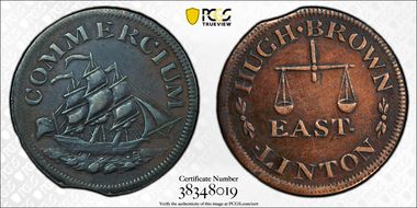 (c.1790s) Tk 1/4D DH-4 Haddingtonshire, East Linton N1BN