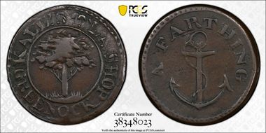 (c.1790s) 1D DH-3 Renfrewshire,Greenock VF35BN