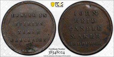 (c.1790s) 1D DH-1 Roxburghshire Jedburgh N1BN
