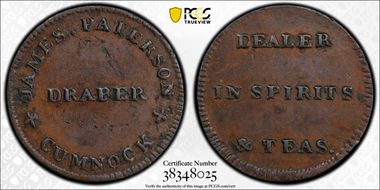 (c.1790s) Tk 1/4D DH-9 Ayrshire, Cumnock AU50BN