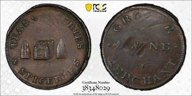 (1790s) Tk 1/4D DH-7 Not Local AU50BN