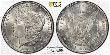 1889 $1 MS66