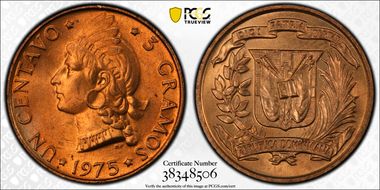 1975 1C MS65RD