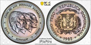 1983 1/2 P Human Rights MS65