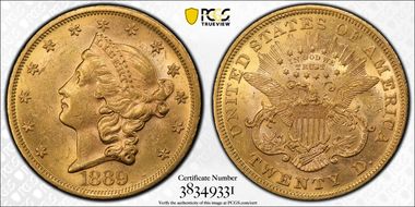 1869 $20 MS61