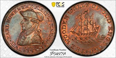 1795 Tk 1/2D DH-30 Hampshire, Emsworth MS64RB