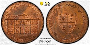(c.1790) Tk 1D DH-166 Middlesex, Misc. Series MS64RB
