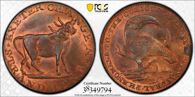 (c.1790) Tk 1/2D DH-454 Middlesex, Pidcock's MS64RB